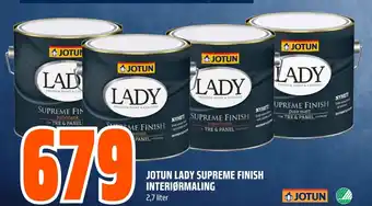 Coop Obs Jotun lady supreme finish interiørmaling tilbud