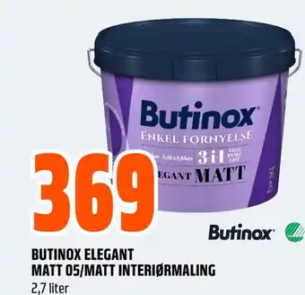 Coop Obs Butinox elegant matt 05/matt interiørmaling tilbud