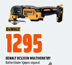 Coop Obs Dewalt dcs355n multiverktøy batteri/lader kjøpes separat tilbud