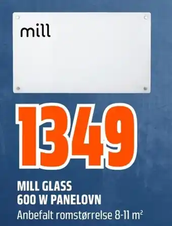 Coop Obs Mill glass 600 w panelovn tilbud