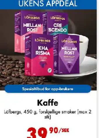 Nordby Supermarket Kaffe tilbud