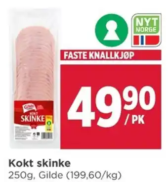 Meny Kokt skinke tilbud