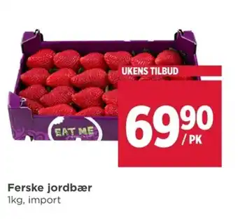 Meny Ferske jordbær tilbud