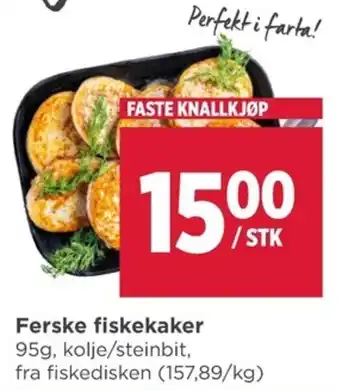 Meny Ferske fiskekaker tilbud