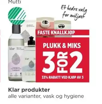 Meny Klar produkter tilbud