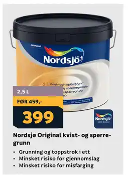 Megaflis Nordsjø Original kvist- og sperregrunn tilbud