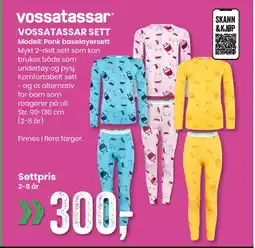 Sport Outlet VOSSATASSAR SETT tilbud