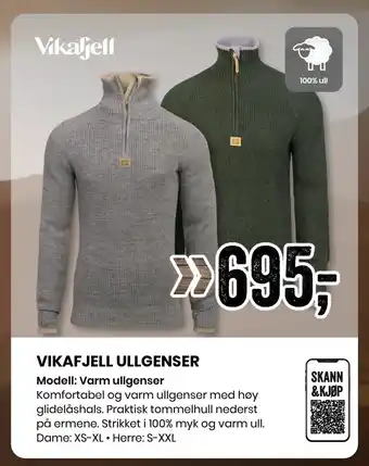 Sport Outlet VIKAFJELL ULLGENSER tilbud