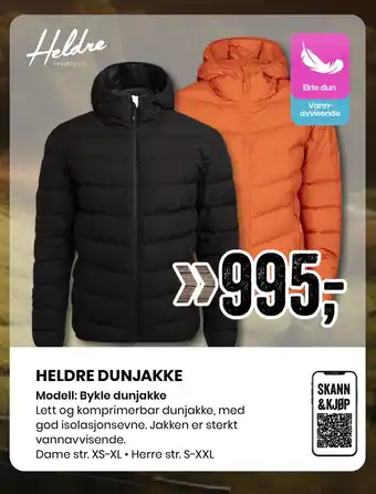 Sport Outlet HELDRE DUNJAKKE tilbud