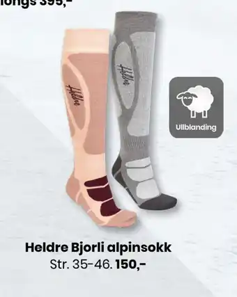 Sport Outlet Heldre Bjorli alpinsokk tilbud