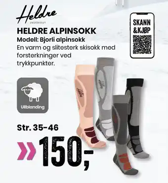 Sport Outlet HELDRE ALPINSOKK tilbud