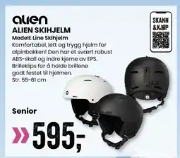 Sport Outlet ALIEN SKIHJELM tilbud