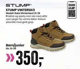 Sport Outlet STUMP VINTERSKO tilbud