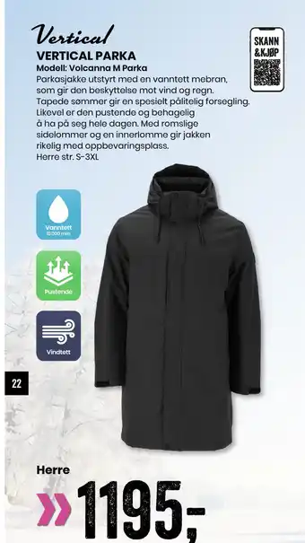 Sport Outlet VERTICAL PARKA tilbud