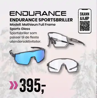 Sport Outlet ENDURANCE SPORTSBRILLER tilbud