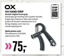 Sport Outlet OX HAND GRIP tilbud