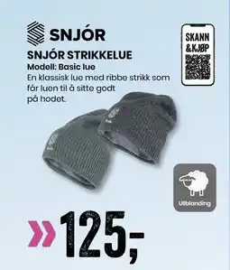 Sport Outlet SNJÓR STRIKKELUE tilbud