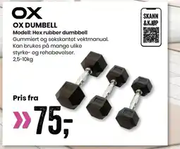 Sport Outlet OX DUMBELL tilbud