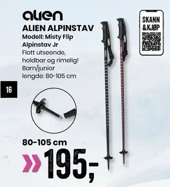 Sport Outlet ALIEN ALPINSTAV tilbud