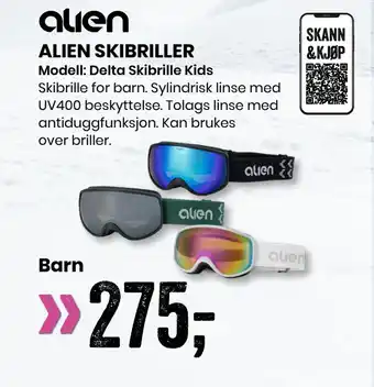 Sport Outlet ALIEN SKIBRILLER tilbud