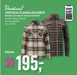 Sport Outlet VERTICAL FLANELLSKJORTE tilbud