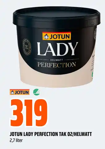 Obs Bygg JOTUN LADY PERFECTION TAK 02/HELMATT tilbud