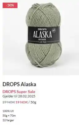 Drops Design DROPS Alaska tilbud