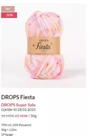 Drops Design DROPS Fiesta tilbud