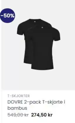 Bogerud T-SKJORTER DOVRE 2-pack T-skjorte i tilbud