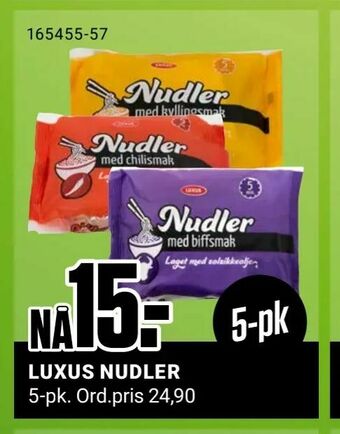 Europris Luxus nudler tilbud