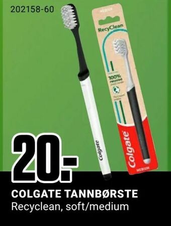 Europris Colgate tannbørste tilbud