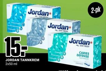 Europris Jordan tannkrem tilbud
