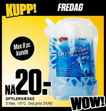 Europris Spylervæske tilbud