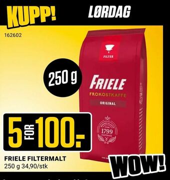 Europris Friele filtermalt tilbud