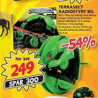 Extra Leker Terrasect radiostyrt bil tilbud