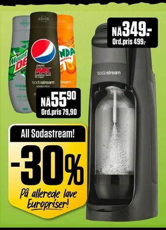 Europris All Sodastream! tilbud