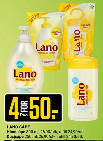 Europris Lano såpe tilbud