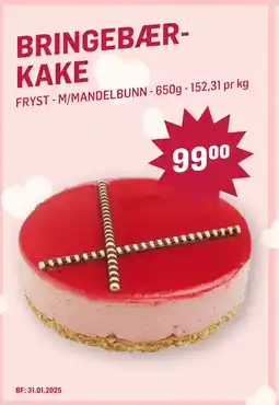 Holdbart BRINGEBÆRKAKE tilbud