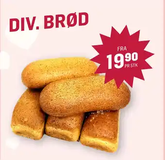 Holdbart DIV. BRØD tilbud