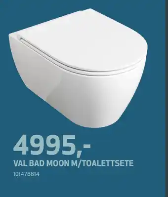 Flisekompaniet VAL BAD MOON M/TOALETTSETE tilbud