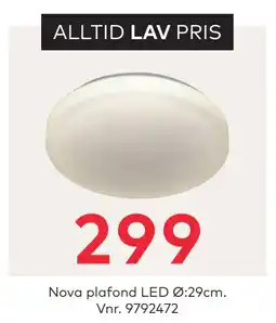 Skeidar Nova plafond LED tilbud