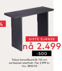 Skeidar Tokyo konsollbord tilbud