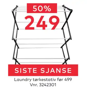 Skeidar Laundry tørkestativ tilbud