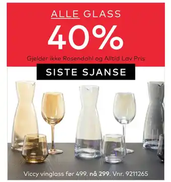 Skeidar ALLE GLASS tilbud