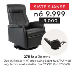 Skeidar Dublin Relaxer tilbud