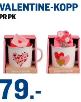 Price Lagerbutikk Valentine-kopp tilbud