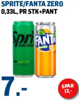 Price Lagerbutikk Sprite/fanta zero tilbud