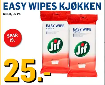 Price Lagerbutikk Easy wipes kjøkken tilbud