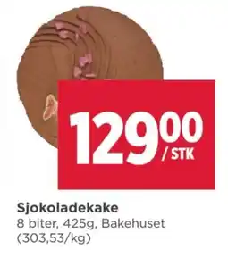 Meny Sjokoladekake tilbud