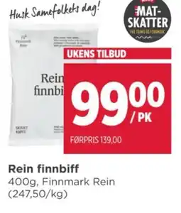 Meny Rein finnbiff tilbud